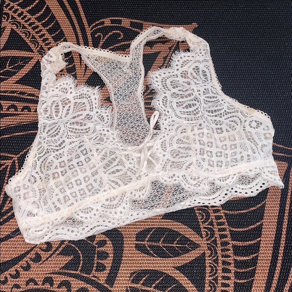 Victoria's Secret Lace Bralette - Cream